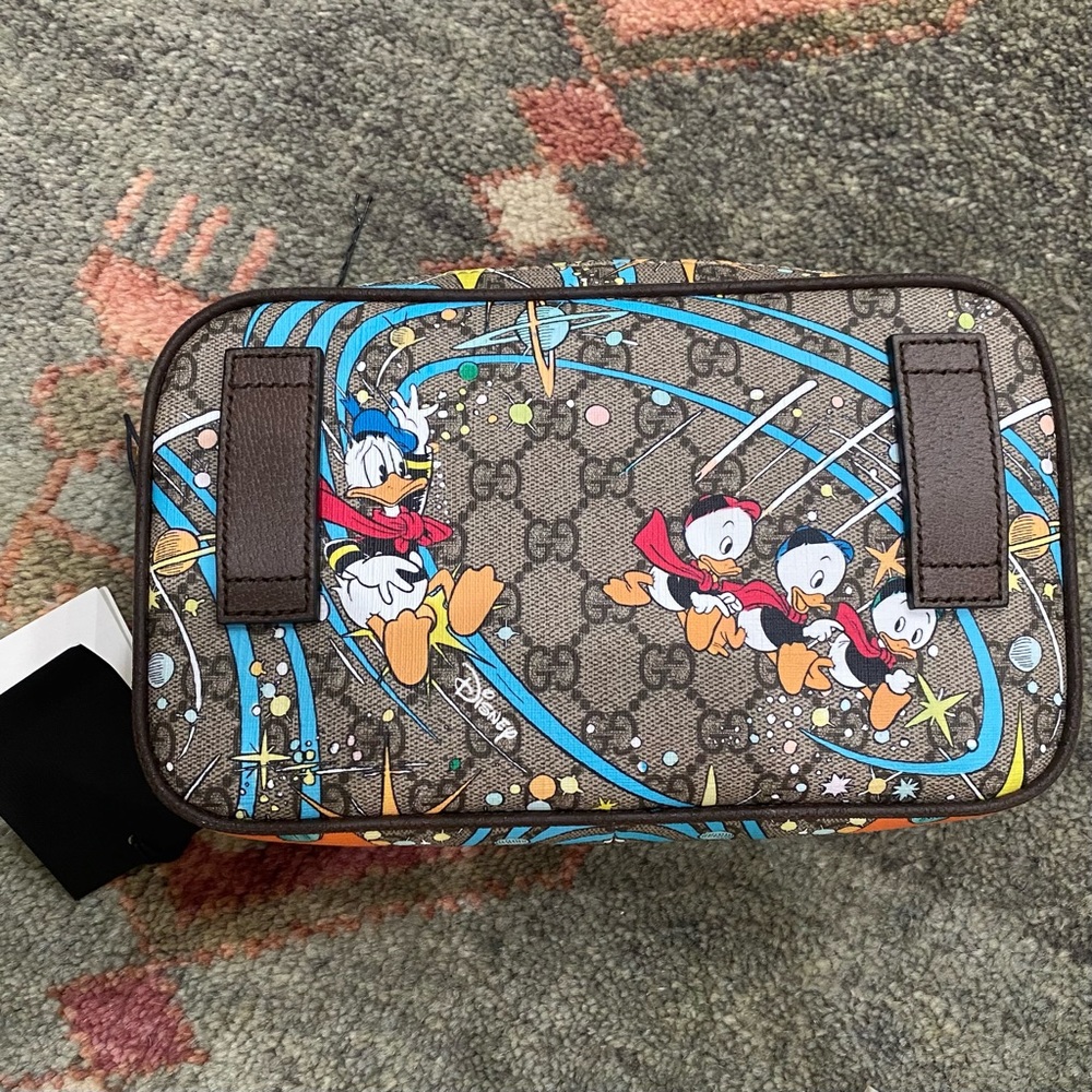 NWT NIB Gucci x Disney Supreme Donald Duck Beltbag Messenger Bag - Picture 10 of 14